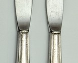 Set of Two PR Stainless Butter Knives made especially for Lawry&#39;s, vintage - $12.95