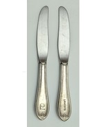 Set of Two PR Stainless Butter Knives made especially for Lawry&#39;s, vintage - £10.35 GBP