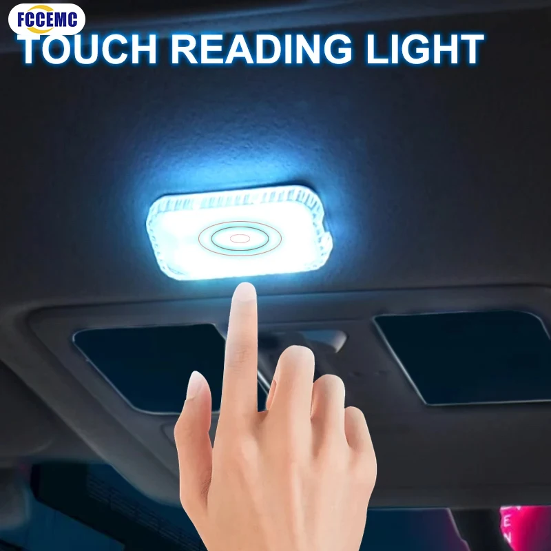 LEDTouch Light Car Interior Light Roof Ceiling Reading Lamp Mini Wireles... - $7.93
