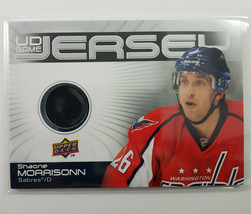 2010-11 Shaone Morrisonn UD Game Jersey Card Hockey GJ-SH Washington Capitals - £0.84 GBP