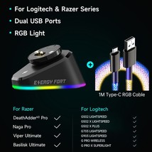 Gaming Wireless Charger For Logitech G403 G502 X Plus G703 G903 HERO Lightspeed  - £44.92 GBP