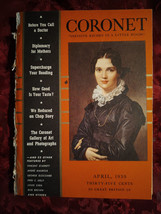 Coronet April 1939 Fred Kelly Andre Maurois Hamilton Greene George Slocombe - £5.92 GBP