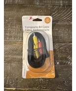 NEW ZENITH VT1006COMPOS COMPOSITE 6 FOOT AUDIO VIDEO CABLES 6320436 - €7,58 EUR