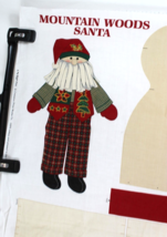 Mountain Woods Santa 20&quot; Christmas Doll Panel Cranston VIP Fabric Cut &amp; Sew - £10.97 GBP