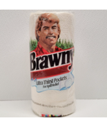 New Old Stock Vintage Brawny White Paper Towel Roll Ultra Thirst Pockets... - $22.05 CAD