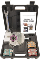 Manual A/C Hose Crimper Kit Includes Complete Set of Dies Covering Stand... - $411.11 CAD