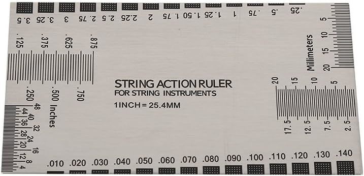 Measurement Standard String Action Ruler Gauge With Fret Protectors Set For - $24.96