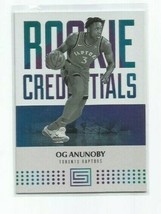 Og Anunoby (Toronto) 2017-18 Panini Status Rookie Credentials Insert Card #37 - £4.01 GBP
