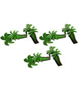 C&amp;H Solutions 3 Pairs (6 Ct) Coconut Tree Style Beach Towel Clips Jumbo ... - $328.61 MXN