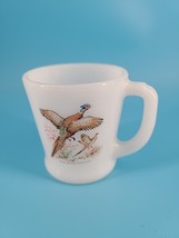 VTG Fire King Ring Neck Pheasant Game Bird Coffee Cup Mug D-Handle Milk ... - $8.00