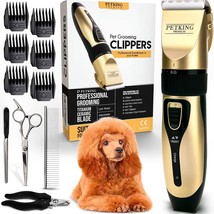 PetKing Premium Machine Cut Hair Dogs for cat, 1 cleaning brush 1 stainless - £298.13 GBP