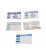 Vintage LOT of (5) MLB Ticket Stubs 1980&#39;s Chicago Cubs Rare! - £74.43 GBP