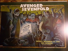 Mint Avenged Sevenfold Fillmore Poster 05 - £22.67 GBP