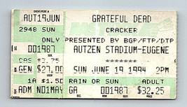 Billet De Concert Grateful Dead 19 Juin 1994 Eugene Oregon - $49.49