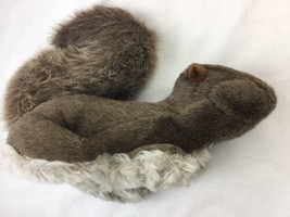 Vtg folkmannis Furry Folk Puppets Squirrel Hand Puppet Brown 12” - $15.82