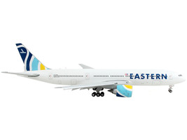 Boeing 777-200ER Commercial Aircraft w Flaps Down Eastern Air Lines White w Stri - £59.81 GBP