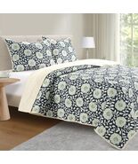 The Linen Closet Quilt Set Multicolor Shams 3-Piece Glenbrook Reversible - €127,18 EUR