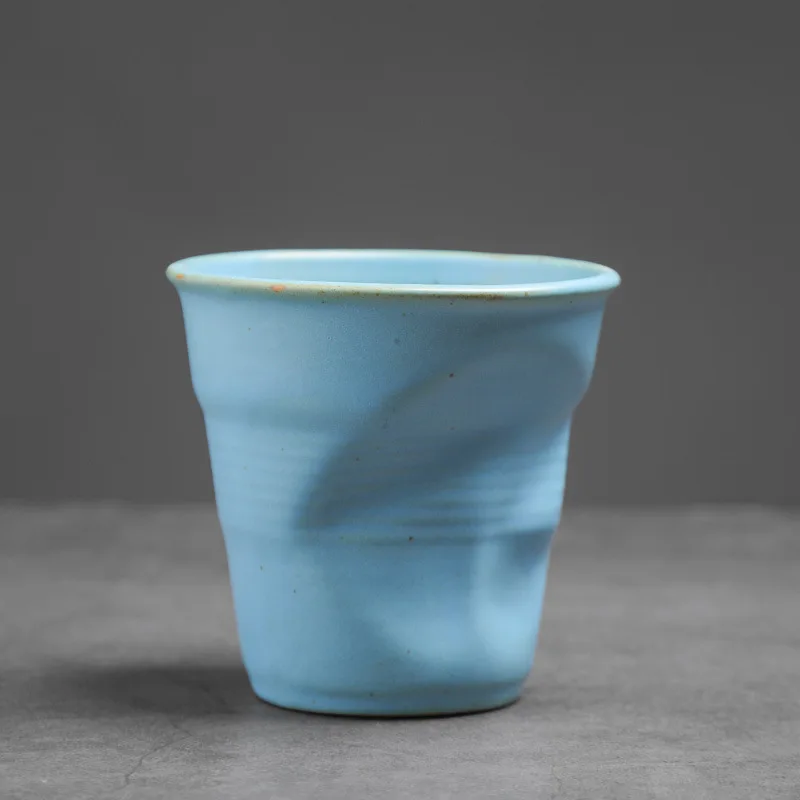 Mini 3/6oz 90/180ml Creative Irregular Coffee Cup Retro Capacity: 76-90m... - $3.58