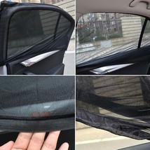 2x Car Polyester Rear Side Window    Shade Cover Shield UV Protector Enhances pr - £94.55 GBP