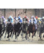 MIKE LUZZI AUTOGRAPHED Hand Signed HORSE RACING 8x10 photo w/coa  - £18.18 GBP