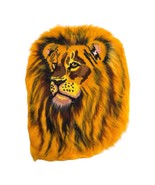 Vtg Punch Needle Beautiful Lion King Embroidery Back Patch Art Unique La... - $455.51 MXN