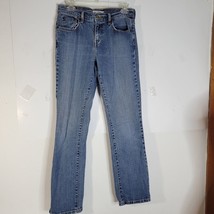 Womans Levis 505 Straight leg Light wash Denim Jeans Size 4 - £17.53 GBP