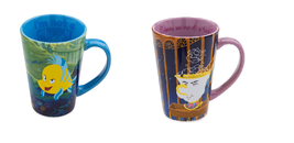 Disney Store Flounder Little Mermaid Chip Beauty and the Beast 2018 One Mug New - $59.95