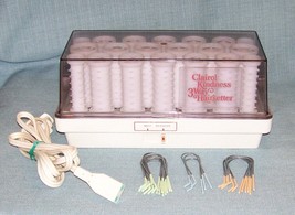 Vintage Clairol Kindness 3-WAY Hairsetter 20 Hot Rollers With 20 Clips K-420 S - £31.65 GBP