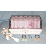 Vintage CLAIROL KINDNESS 3-WAY HAIRSETTER 20 Hot Rollers with 20 Clips K-420 S - £32.03 GBP