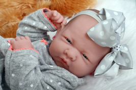 Newborn Baby Doll Gift Set Reborn Life-Like Washable Soft Vinyl Silicone Alive - £78.30 GBP