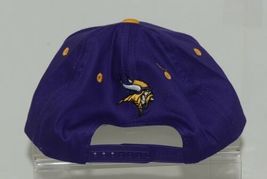 Team Apparel NFL Minnesota Vikings Purple Gold Flat Bill Adjustable Hat image 3