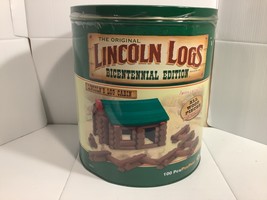 Lincoln Logs Bicentennial Edition Lincolns Log Cabin 100Pcs New Sealed - £31.96 GBP