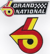 BUICK GRAND NATIONAL TURBO 6 COMBO SEW/IRON ON PATCH EMBLEM BADGE EMBROI... - $14.99