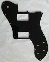 Guitar Pickguard For Fender Professional Tele Deluxe Humbucker,3-Ply Black - £15.82 GBP