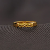 22 Karat Seal Higher Gold Puzzle Rings Size US 9 Son Handmade Offer Jewelry - £283.30 GBP