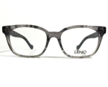 Liu Jo LJ2651 049 Eyeglasses Frames Black Clear Grey Square Horn Rim 51-... - $74.58
