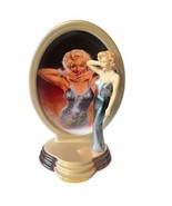 Marilyn Monroe Figurine Plate Bradford Exchange Diamonds Pearls Shimmeri... - $158.35