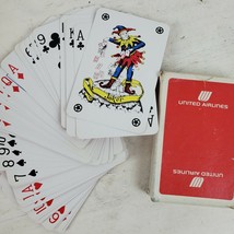 Vintage United Airlines Playing Cards Unsealed w/ Red Box ~ Cards Appear... - $29.45