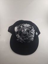 Riorex Winter Fashion Flat Lion Head Black Baseball Cap New Hiphop - £7.10 GBP