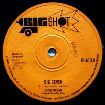 Judge Dread - Big Seven / Dread [7&quot; 45 rpm Single] UK Import Bigshot Records - £13.62 GBP