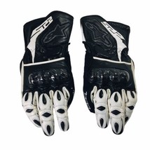 Alpinestars Stella SP-2 Leather Racing Gloves Black &amp; White Fits Size M/L READ - £52.30 GBP