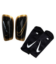 Nike Mercurial Light Shin Guard Lower Leg Protection Gold Black NWT DN3611-013 - £31.07 GBP