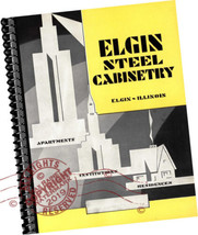 Elgin Stove MFR 1930 Samples CATALOG Steel Cabinet Design Metal Kitchen ... - £21.99 GBP