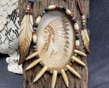 Native American Indian Decor Frame for 4”x6”Picture, Resin, 6.5”w x 10”h - £11.11 GBP