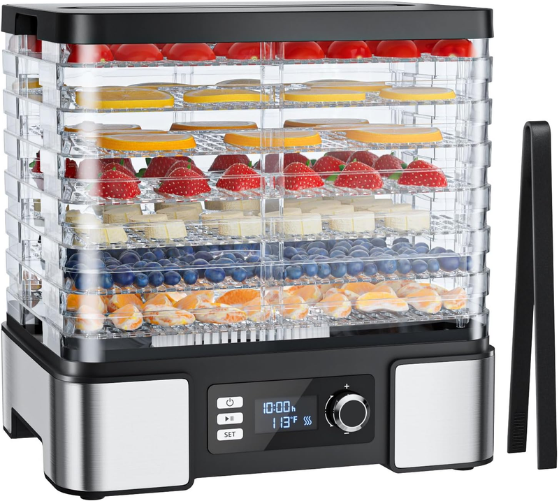 Food Dehydrator Machine Dryer for Jerky: Stainless Steel Dehydrater for Fruit He Item image 10