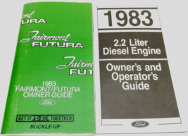 1983 Ford Fairmont Futura Factory Original Glovebox Owners Manual Book - $19.75