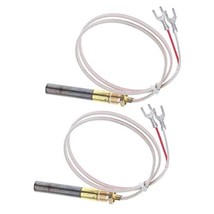 Flameer 2PCS Gas Fireplace Thermopile Thermogenerator Pilot Generator Re... - $246.42 MXN