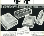 Protectoid Does Not Shrink or Stretch Magazine Ad 1930&#39;s Celluloid  - £10.98 GBP