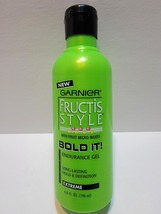 New Garnier Fructis Style Bold It Extreme Hold Hair Gel 6.6 FL OZ Very Rare - $60.00