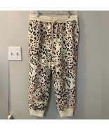 Saltwater Lux Landon French Terry Joggers animal print size small ankle ... - $38.34